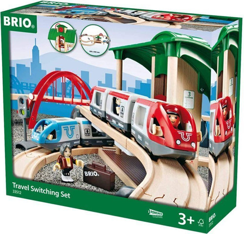 סט מסילה ו-2 רכבות נוסעות 33512 - Brio