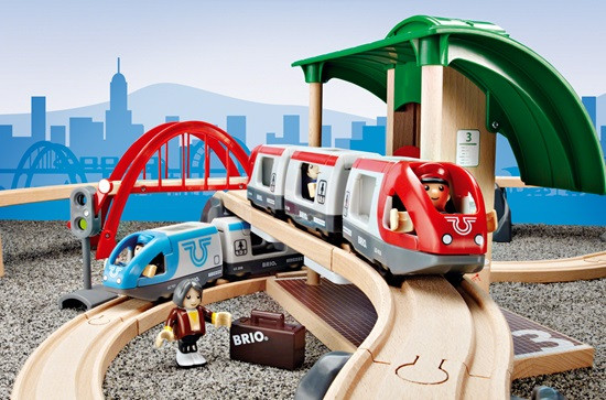 סט מסילה ו-2 רכבות נוסעות 33512 - Brio