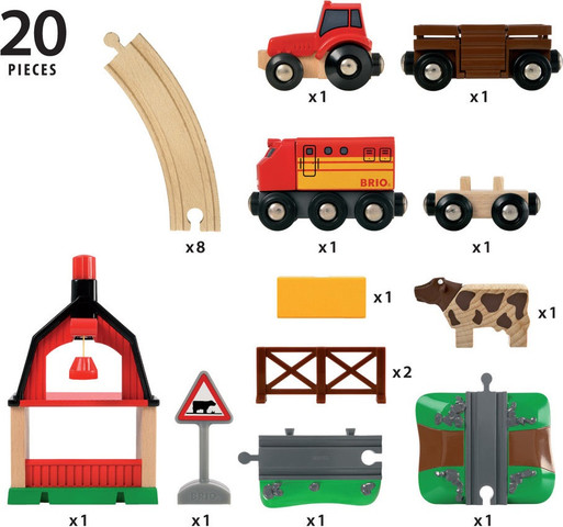 בריו מסלול רכבת חווה 33719 - Brio