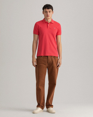 חולצת פולו של Gant לגברים גזרת Slim Fit