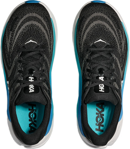 HOKA Arahi Wide 8 - נעלי ספורט גברים הוקה ארהי 8 רחבות בצבע שחור/כחול סקיי