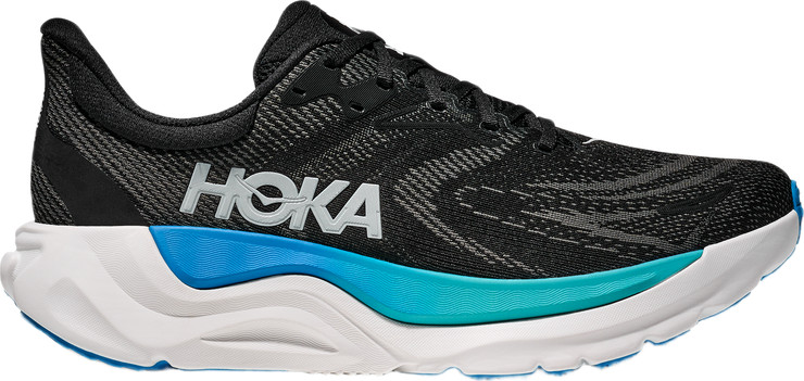 HOKA Arahi Wide 8 - נעלי ספורט גברים הוקה ארהי 8 רחבות בצבע שחור/כחול סקיי