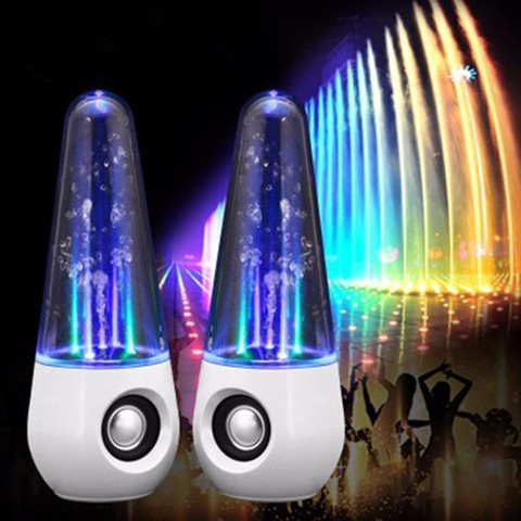 רמקולי דיסקו מפלי מים עם תאורה