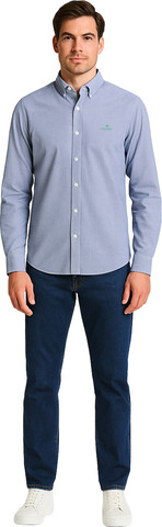 חולצה מכופתרת Gant לגברים גזרת Slim Fit