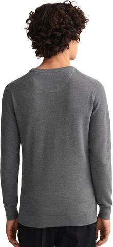 סוודר Gant לגברים דגם Cotton Pique