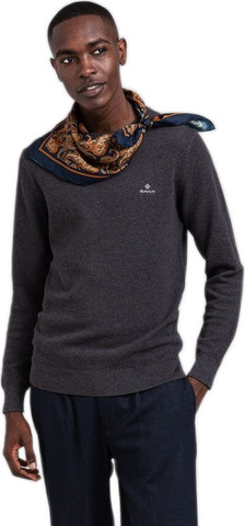 סוודר Gant לגברים דגם Cotton Pique