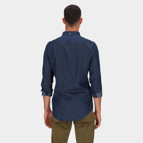 חולצה מכופתרת Gant לגברים Slim Indigo BD