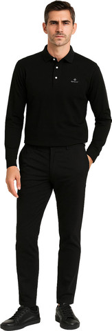 חולצת פולו שרוול ארוך Gant לגברים גזרת Regular fit