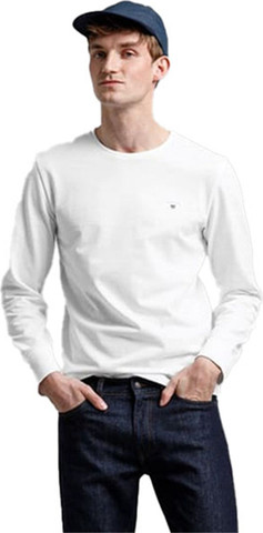 טי שירט שרוול ארוך Gant לגברים גזרת Slim Fit
