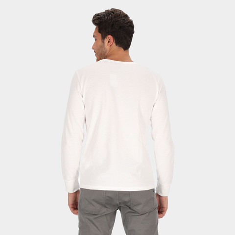 טי שירט שרוול ארוך Gant לגברים גזרת Slim Fit