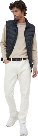 סוודר צווארון עגול Gant לגברים גזרת Regular Fit