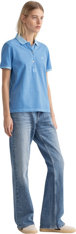 חולצת פולו Gant לנשים דגם  Sunfaded Piqué