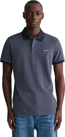 חולצת פולו Gant לגברים דגם 4-Color Oxford Piqué
