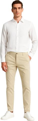 חולצה מכופתרת פשתן Gant לגברים גזרת Slim Fit