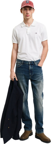 חולצת פולו Gant לגברים גזרת Slim Fit