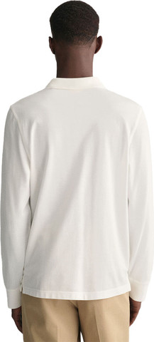 חולצת פולו Gant לגברים עם שרוול ארוך גזרת Regular fit