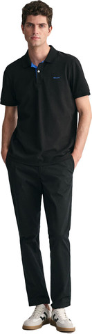 חולצת פולו Gant לגברים דגם Contrast Piqué