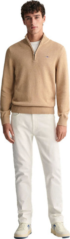 סווטשרט חצי רוכסן Gant לגברים גזרת Regular fit