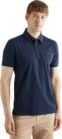 חולצת פולו Gant לגברים דגם Mercerized Jersey