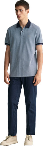 חולצת פולו Gant לגברים דגם 4-Color Oxford Piqué