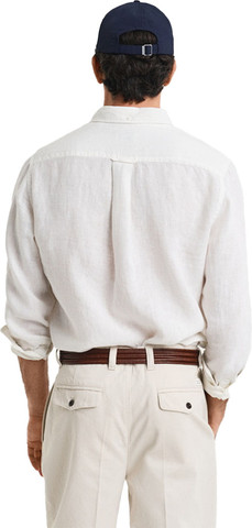 חולצה מכופתרת מפשתן Gant לגברים גזרת Slim Fit