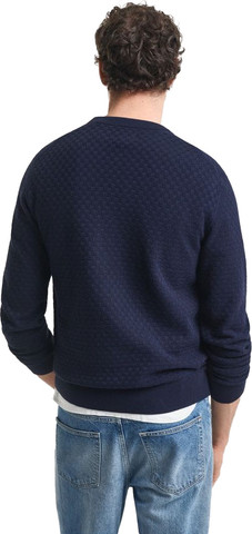 סווטשרט Gant לגברים דגם Micro Textured