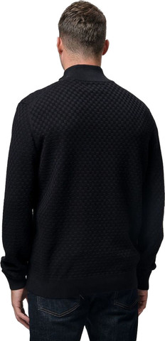 סווטשרט חצי רוכסן Gant לגברים דגם Micro Textured