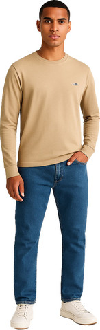 טי שירט Gant לגברים דגם Texture Cuff