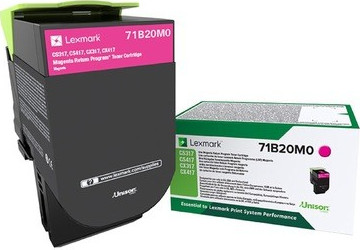 טונר אדום מקורי Lexmark 71B50M0 (2,300 דפים)