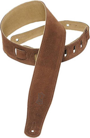 רצועה לגיטרה "2.5 חומה  MS26-BRN With Suede Backing