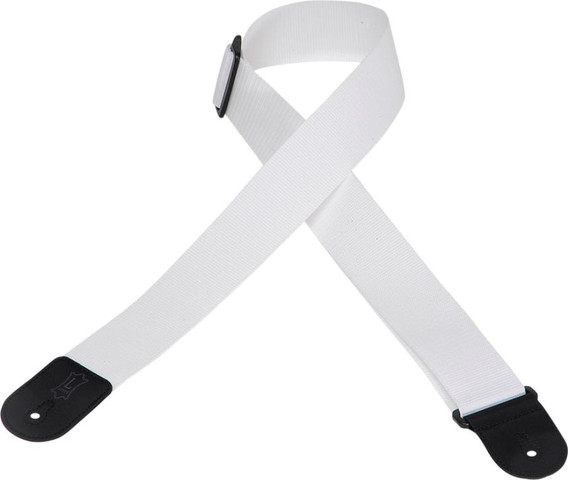 רצועה לבנה לגיטרה "2  M8POLY-WHT