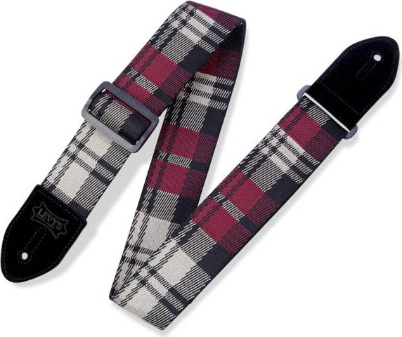 רצועה לגיטרה "2 MC8VIN-010 GARNET PLAID POLY