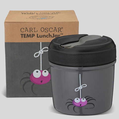 צנצנת שומרת חום למזון - 0.5 ליטר - TEMP LunchJar Turquoise-Giraffe