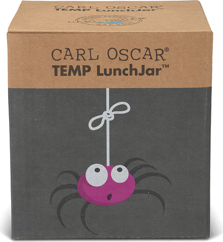 צנצנת שומרת חום למזון - 0.5 ליטר - TEMP LunchJar Turquoise-Giraffe