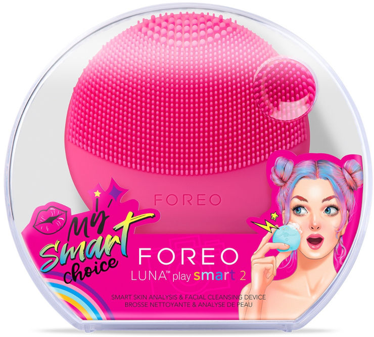 מכשיר לאבחון עור, ניקוי ועיסוי עור הפנים - LUNA Play Smart 2 Cherry Up