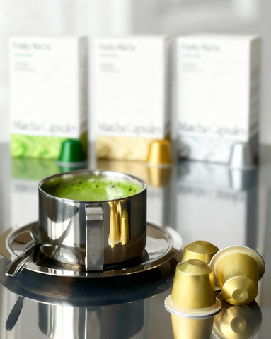 קפסולות מאצ'ה בטעם וניל תואם Nespresso®