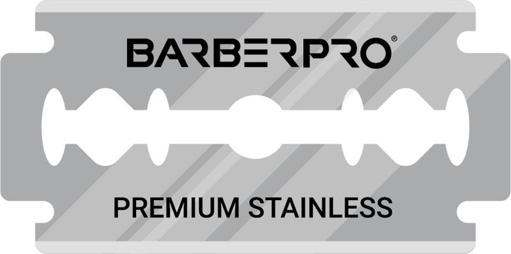 100 תערים שלמים פרימיום BarberPRO Premium Stainless