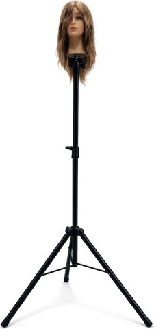 חצובה לראש בובה Tripod for Mannequin Head - BarberPro C102 - Black