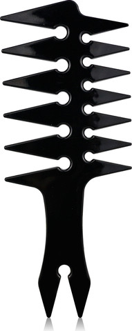 מסרק טקסטורה בצבע שחור BarberPRO BP-80-B