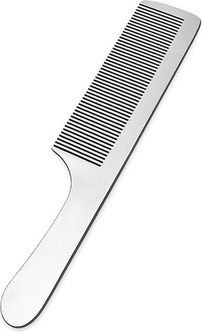 מסרק דירוג מברזל בצבע כסף BarberPRO K7