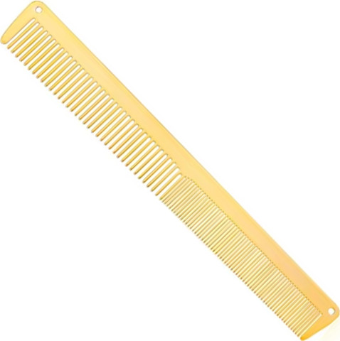 מסרק תספורת עשוי מתכת BarberPro זהב