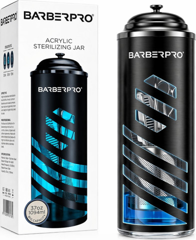 מיכל חיטוי מעוצב 1094 מ"ל מבית BarberPRO דגם SQ019