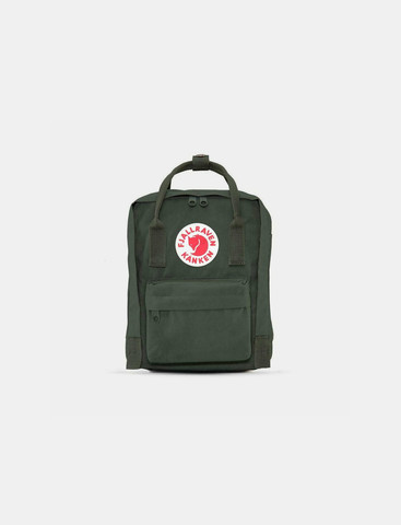 Fjallraven Kanken Mini - תיק גב קאן קן קלאסי מיני בצבע ירוק כהה