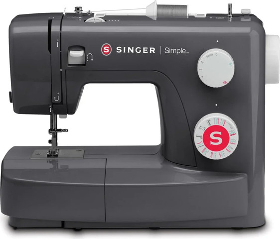 singer 3223-gy מכונת תפירה חשמלית ומכנית ידידותית במיוחד, המיועדת למתחילים ולשימוש ביתי שוטף