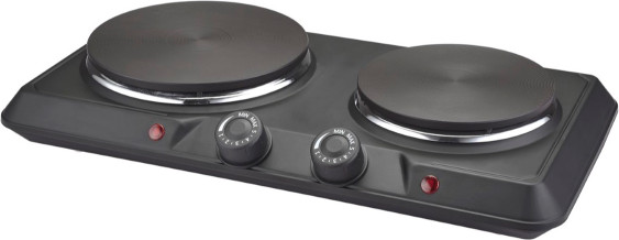 כירת בישול חשמלית כפולה שחורה זק"ש Sachs EF-1134