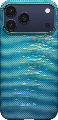 כיסוי PITAKA ל-iPhone 17 Pro – Lucid Blue