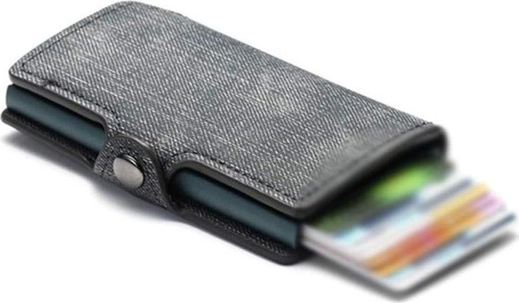 ארנק Marvell™ קומפקטי נשלף עם הגנת RFID - אפור