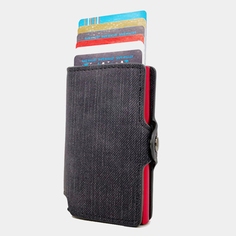 ארנק Marvell™ קומפקטי נשלף עם הגנת RFID - אפור