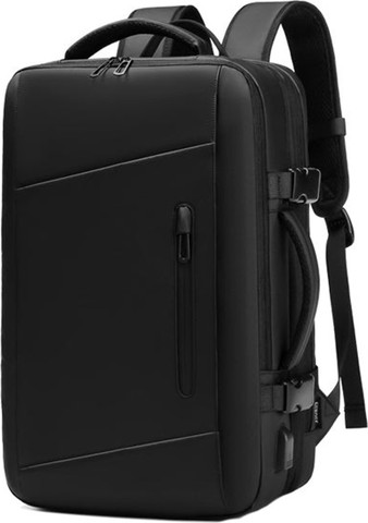 תיק גב TrailPod Prime 20L למחשב 17 אינץ' עם יציאת USB - שחור