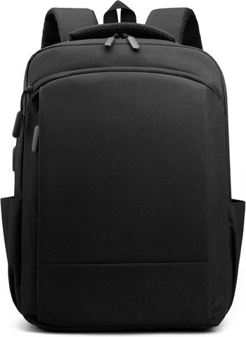 תיק גב Arden™ Pro למחשב 15.6 אינץ' עמיד במים עם USB - שחור